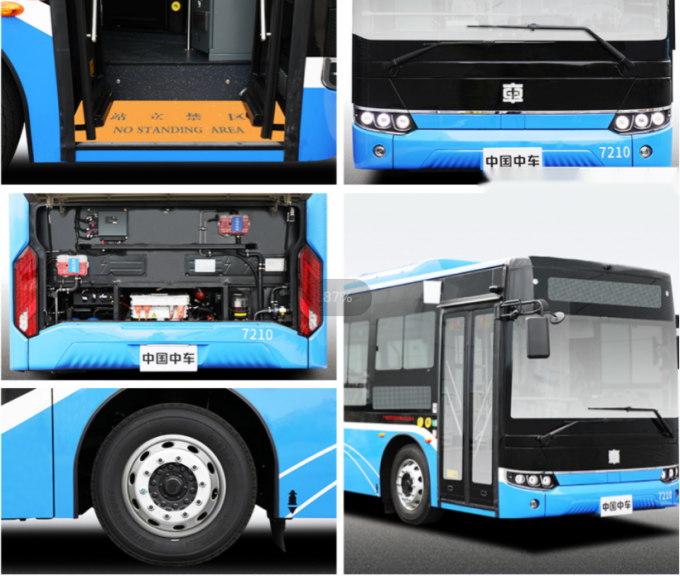 Высококачественный чистоэлектрический автобус TEG6105BEV с большой емкостью 0